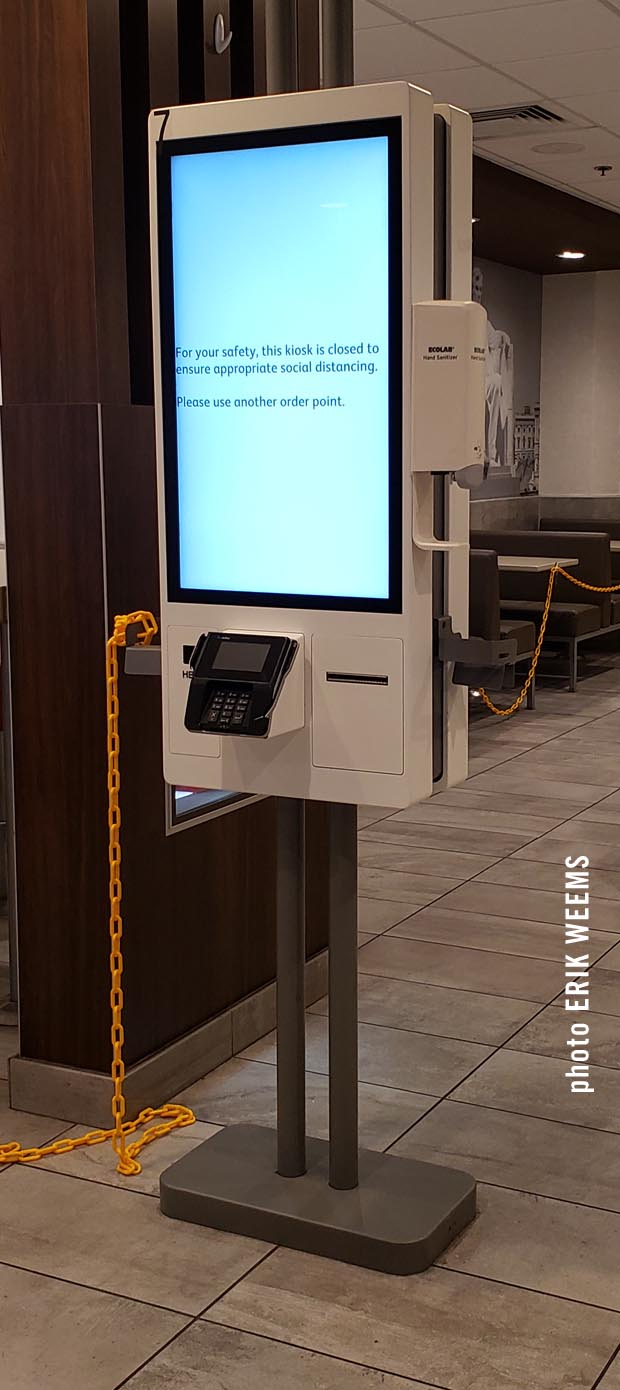 Kiosk ordering McDonalds